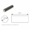 Alnico V Rod Magnet For Guitar Pickups - D4.75x25.4mm(0.187"x1"), No Bevel(flat top)