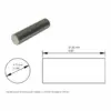 Alnico V Rod Magnet For Guitar Pickups - D4.77x21.59mm(0.188"x0.85"), No Bevel(flat top)