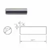 Alnico V Rod Magnet For Guitar Pickups - D4.95x16.51mm (0.195" x 0.65" ), One Side Chamfer