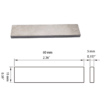Alnico V Bar Magnet For Guitar Pickups - 60x5x15